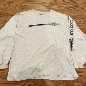 US Open Vintage Ls Tee Mens Large